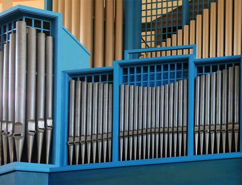 Erweiterung der großen Orgel